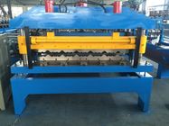 Chain Drive Metal Tile Roll Forming Machine 14 Stations 2m/Min Productivity