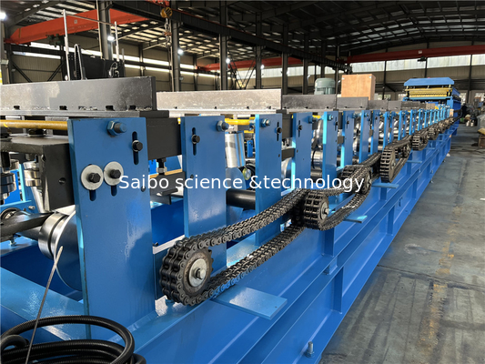 Hydraulic Decoiler Gutter Roll Forming Machine 3T Cassette Type
