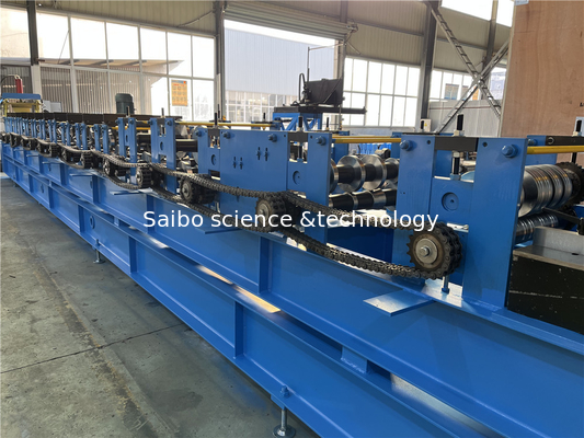 Hydraulic Decoiler Gutter Roll Forming Machine 3T Cassette Type