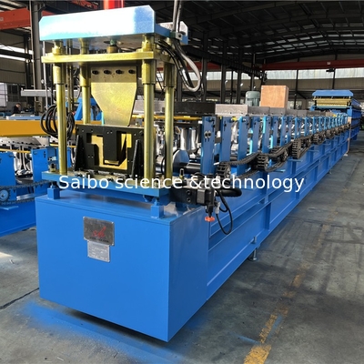 Hydraulic Decoiler Gutter Roll Forming Machine 3T Cassette Type