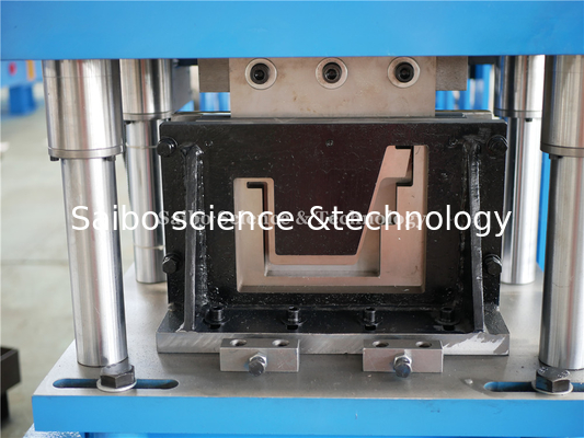Wall Panel Structure Eave Gutter Roll Forming Machine With Chain Drive