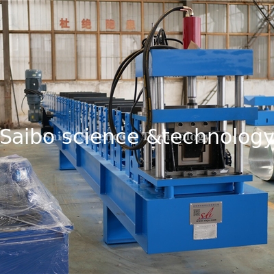 Wall Panel Structure Eave Gutter Roll Forming Machine With Chain Drive