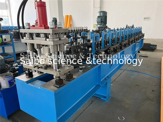Wall Panel Structure Drip Trim Roll Forming Machine 0.5mm By Chain Drive