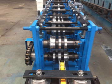 Z Purlin Cold Roll Forming Machine 14 Stations with Gcr12 Cutter