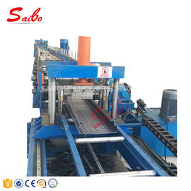 Adjustable Metal Cable Tray Roll Forming Machine With Wire Electrode Cutting Structure