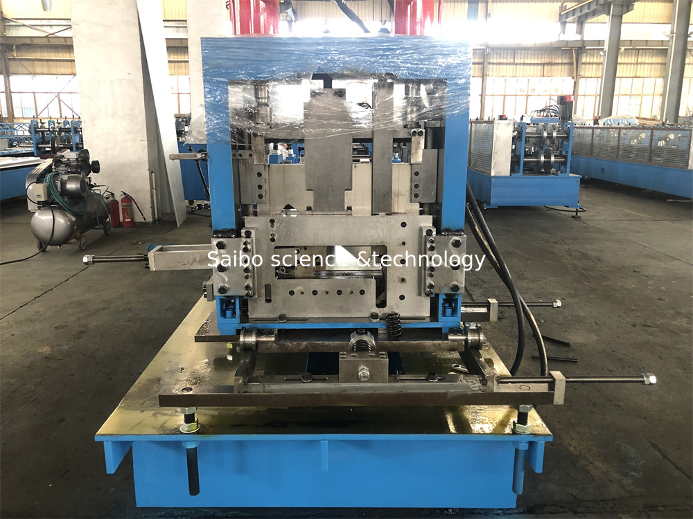 Automatic CZ Purlin Roll Forming Machine Chain Drive With PLC Control System